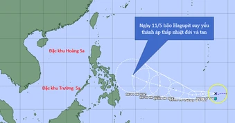 Xuất hiện bão Hagupit ở Tây Bắc Thái Bình Dương, có vào Biển Đông?