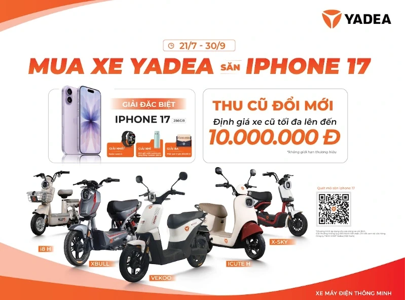 Mùa tựu trường 2026: Xe máy điện trở thành lựa chọn của nhiều gia đình Mùa tựu trường 2026: Xe máy điện trở thành lựa chọn của nhiều gia đình