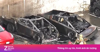 Vụ cháy bí ẩn thiêu rụi 2 chiếc bán tải điện Tesla