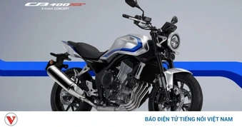 Huyền thoại Honda CB400 Super Four E-Clutch Concept trở lại