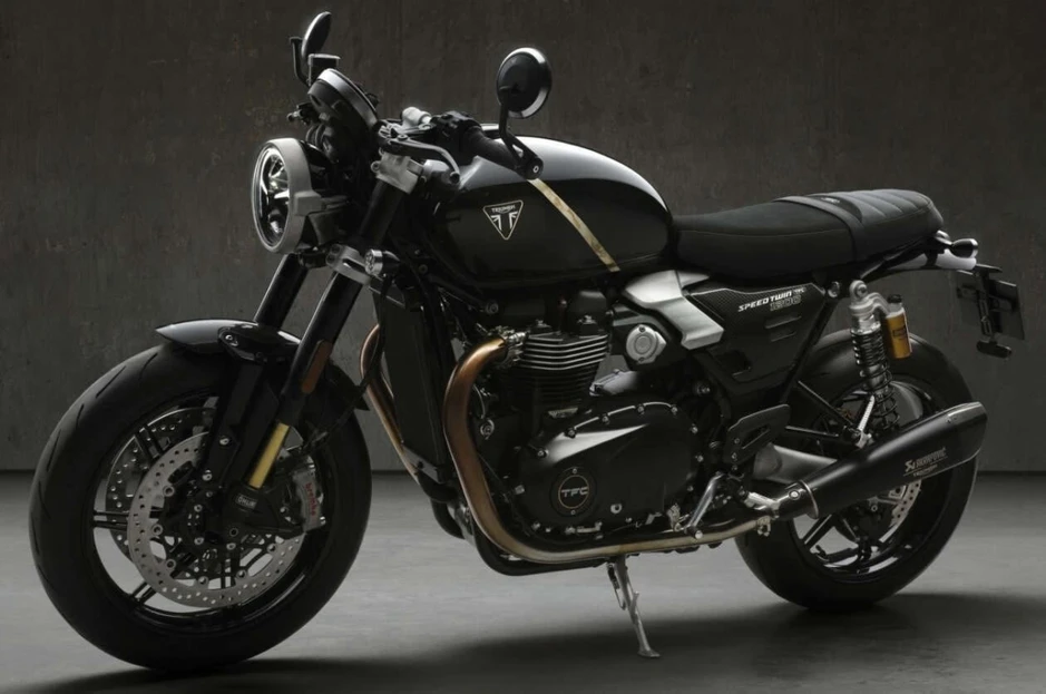 Mô tô Triumph Speed Twin 1200 TFC 2027 giới hạn 750 chiếc, động cơ 1.200 cc