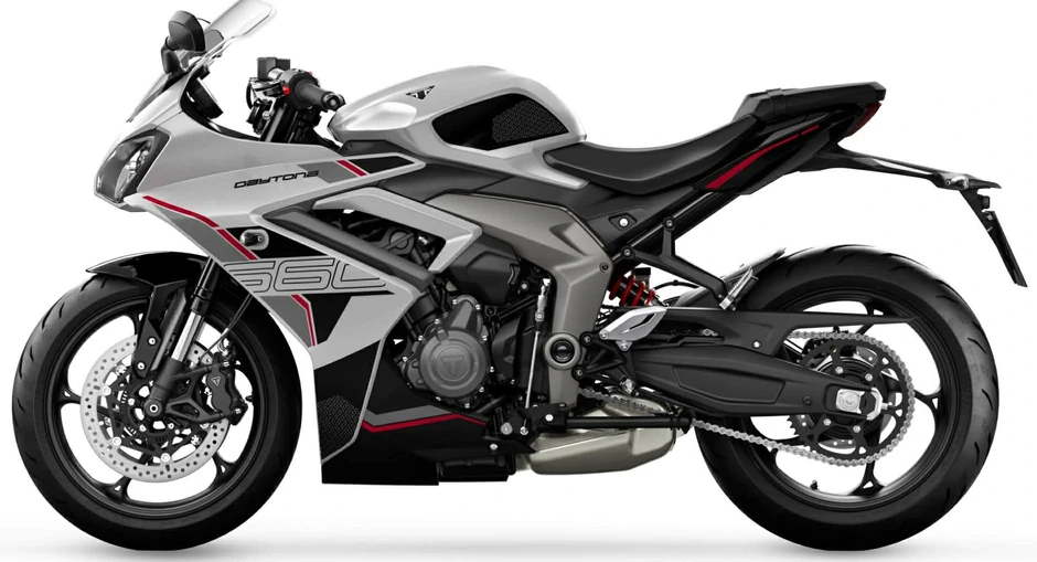 Triumph Daytona 660 2026 ra mắt bản nâng cấp với phuộc Showa và Quickshifter