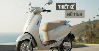 VinFast lộ xe máy điện mới: Động cơ điện không đặt ở bánh sau, gây chú ý với thiết kế đầy nữ tính