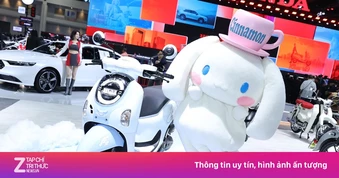 Xe tay ga Honda Scoopy phiên bản chó bông Cinnamoroll hơn 1.800 USD