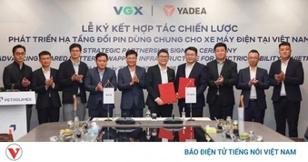 Yadea bắt tay VGX phát triển hạ tầng đổi pin chung cho xe máy điện tại Việt Nam
