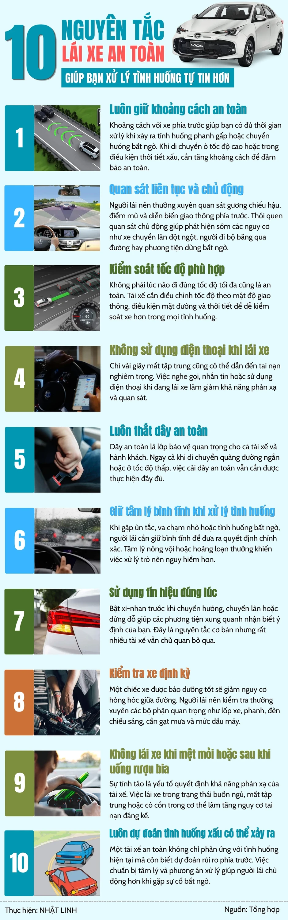 10 nguyên tắc lái xe an toàn giúp bạn xử lý tình huống tự tin hơn 10 nguyên tắc lái xe an toàn giúp bạn xử lý tình huống tự tin hơn