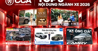 5 nội dung ngành xe được bình chọn nhiều nhất CCA 2026: Từ trải nghiệm xe điện đến những hành trình khác biệt