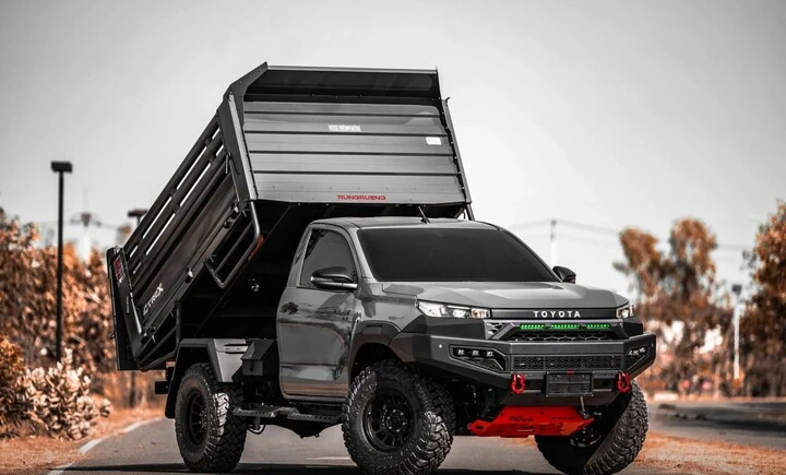 Bản độ Toyota Hilux thành xe ben tự đổ gây chú ý nhờ tính thực dụng Bản độ Toyota Hilux thành xe ben tự đổ gây chú ý nhờ tính thực dụng
