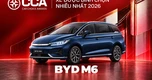 BYD M6 ghi dấu ấn với giải ‘Xe được bình chọn nhiều nhất 2026’ tại CCA 2026