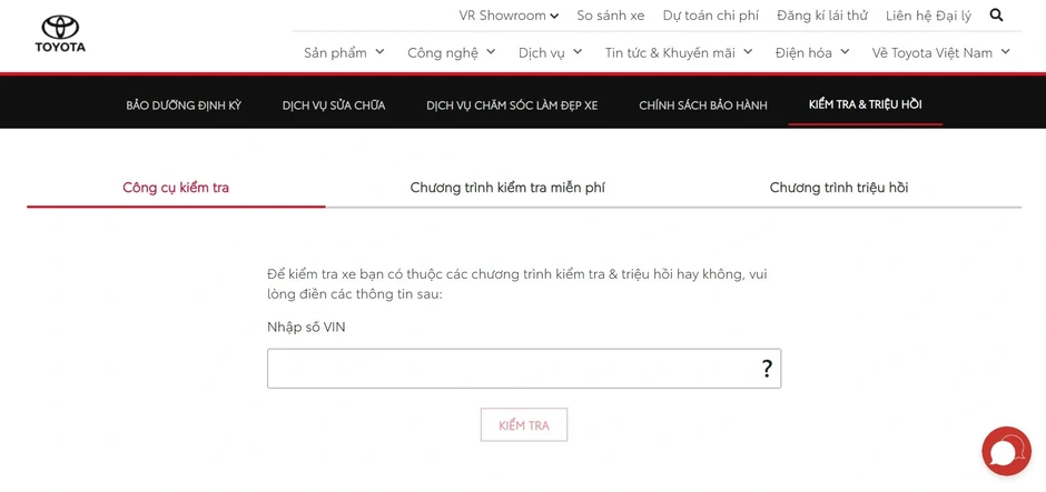Cách kiểm tra xe thuộc diện triệu hồi trước khi đi đăng kiểm Cách kiểm tra xe thuộc diện triệu hồi trước khi đi đăng kiểm