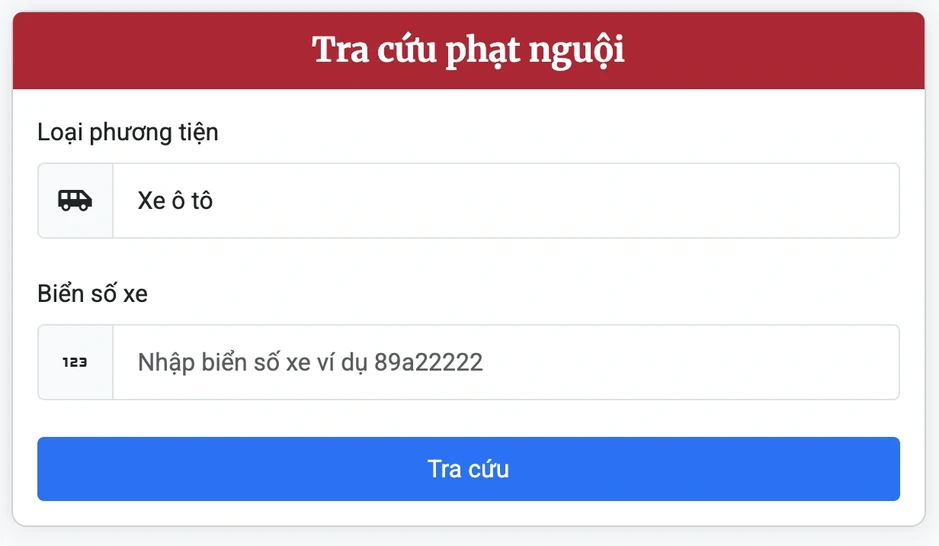 Cách tra cứu lỗi phạt nguội giao thông, tránh mất tiền vì cài nhầm ứng dụng Cách tra cứu lỗi phạt nguội giao thông, tránh mất tiền vì cài nhầm ứng dụng