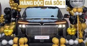 Cận cảnh VinFast Lạc Hồng 900 LX đầu tiên giao cho khách Việt, giá đồn đoán khoảng 5 tỷ đồng