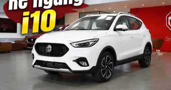 Càng sát ngày ra mắt đời mới, MG ZS giảm giá càng ‘tất tay’: Bản rẻ nhất còn 368 triệu đồng, làm khó cả Morning, i10