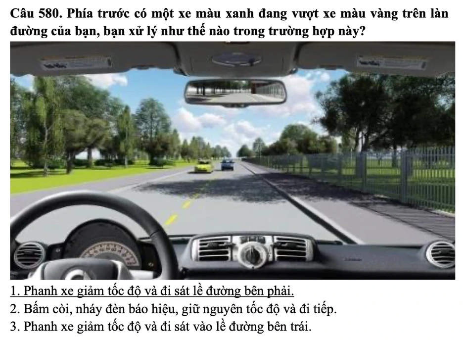 Có cần nhường đường cho xe đang mượn làn ngược chiều để vượt? Có cần nhường đường cho xe đang mượn làn ngược chiều để vượt?