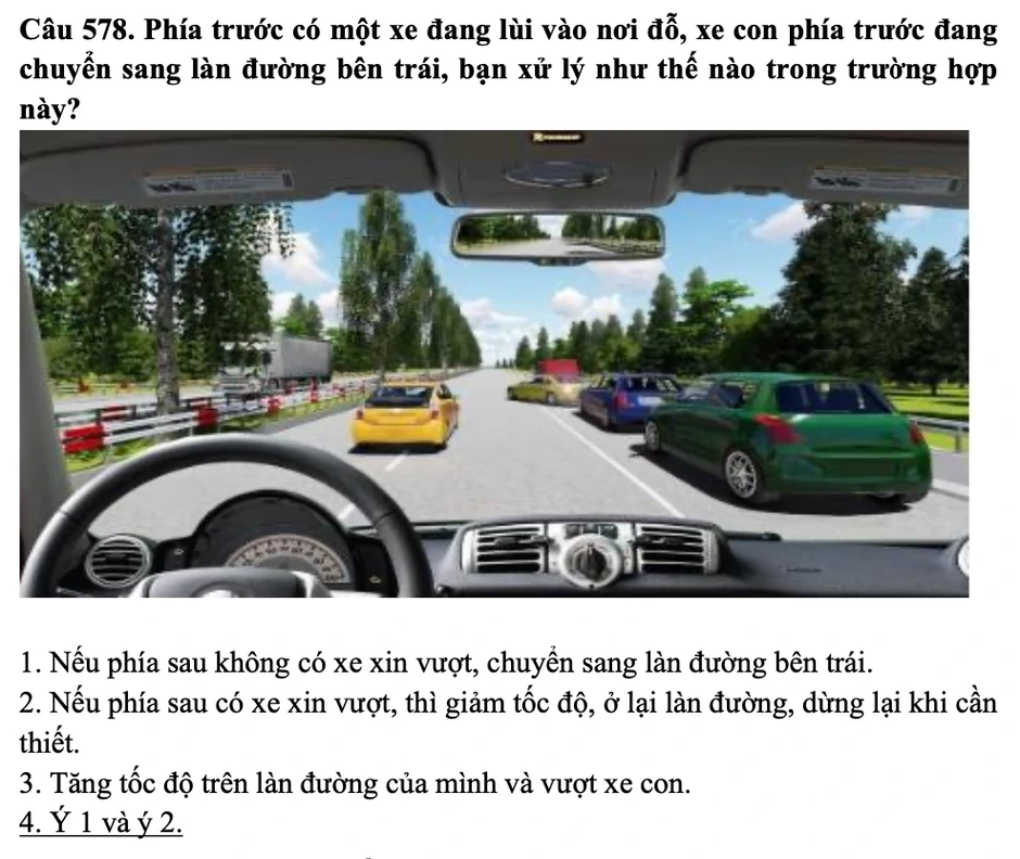 Có cần nhường đường cho xe đang mượn làn ngược chiều để vượt? Có cần nhường đường cho xe đang mượn làn ngược chiều để vượt?