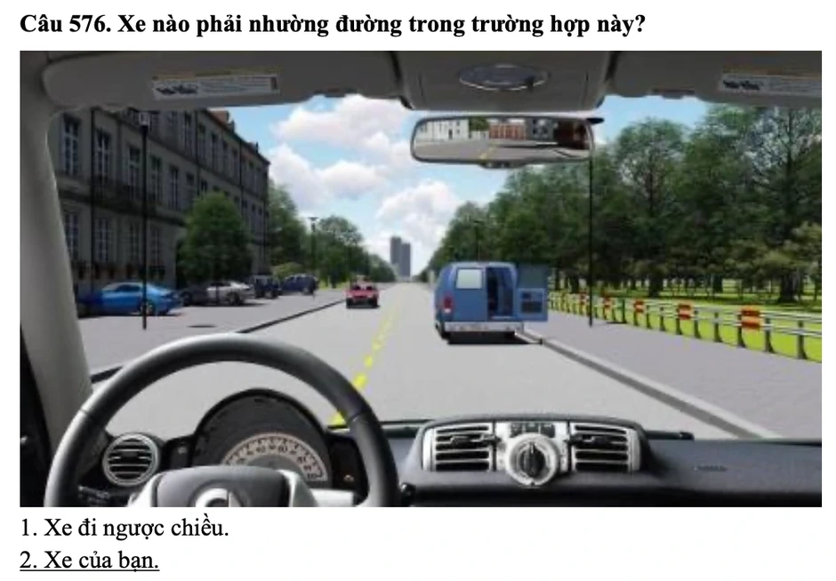 Có cần nhường đường cho xe đang mượn làn ngược chiều để vượt? Có cần nhường đường cho xe đang mượn làn ngược chiều để vượt?