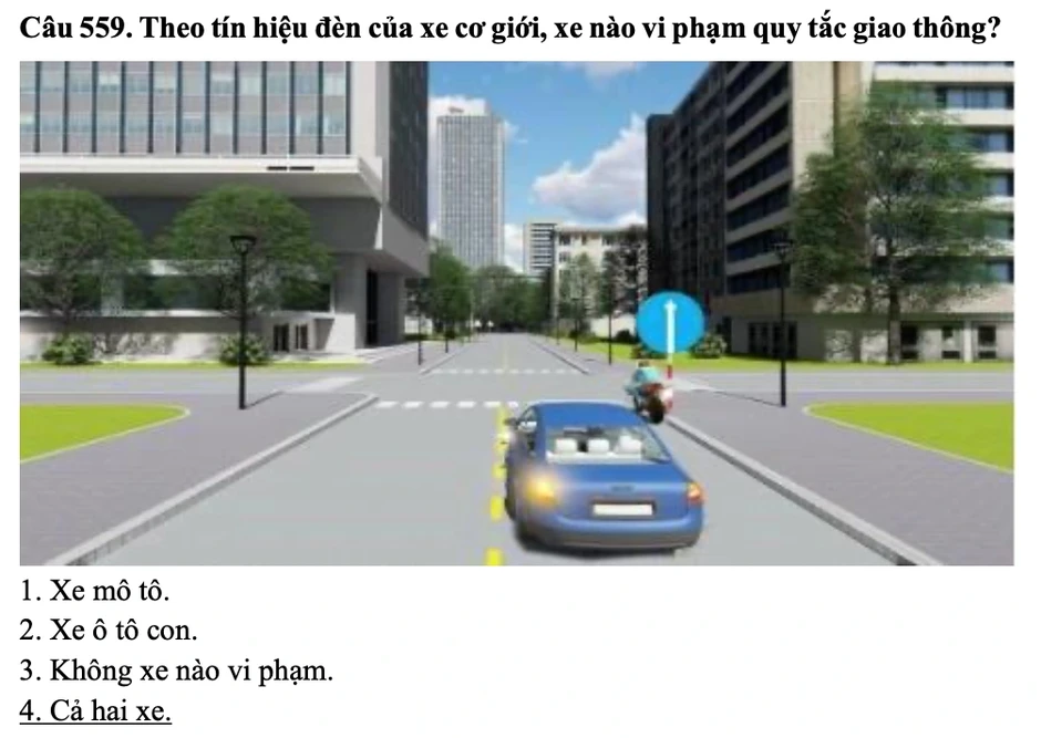 Có được dừng, đỗ xe trước vị trí cắm biển cấm không?