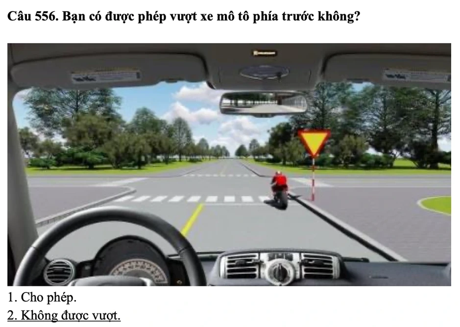 Có được dừng, đỗ xe trước vị trí cắm biển cấm không?