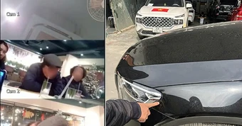Công an Hà Nội khởi tố người phụ nữ cào xước xe Mercedes-Benz GLC 200