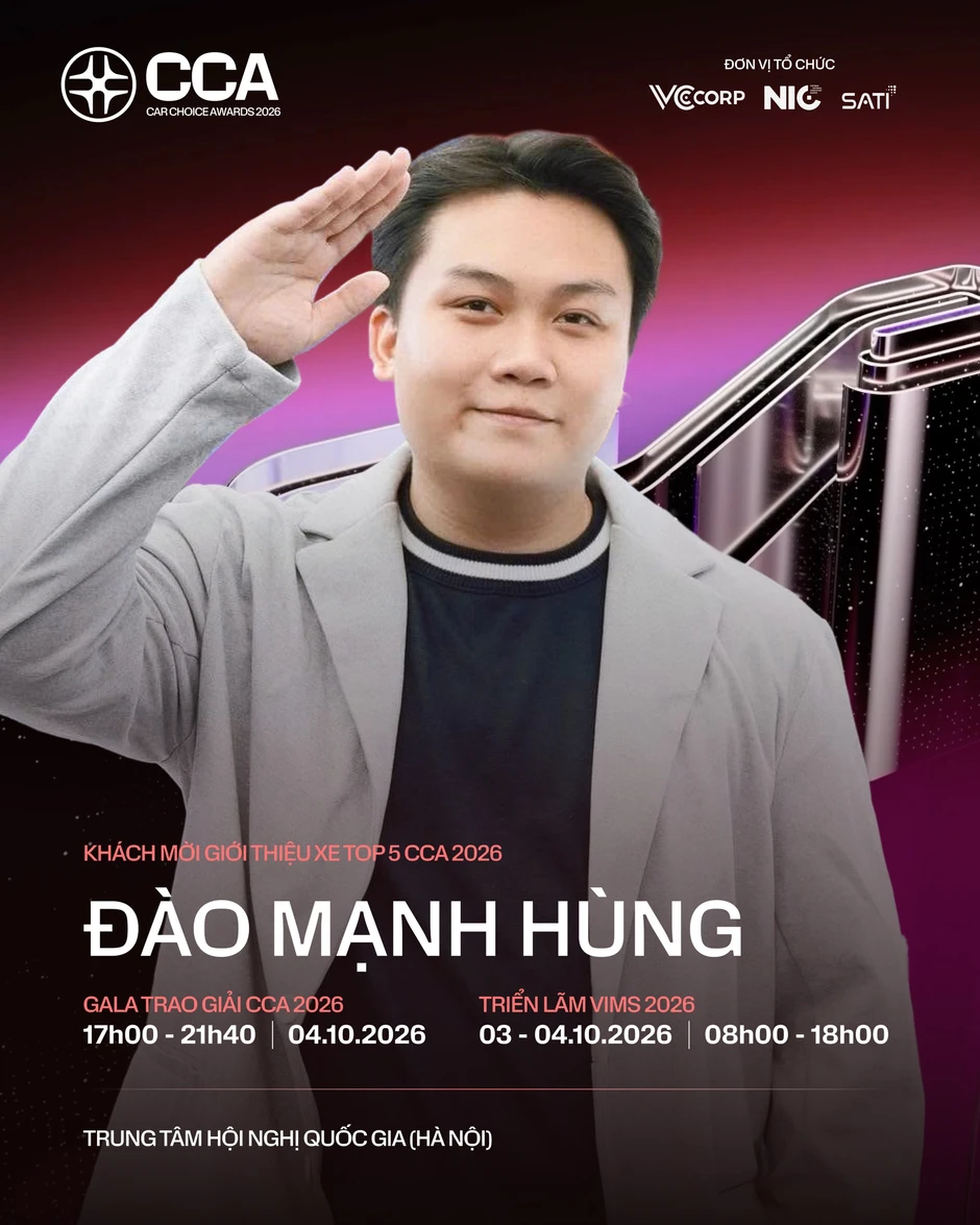 Dàn khách mời giới thiệu gần 60 xe tại VIMS 2026 lộ diện: Đều là reviewer, host, MC có tiếng trong ngành Dàn khách mời giới thiệu gần 60 xe tại VIMS 2026 lộ diện: Đều là reviewer, host, MC có tiếng trong ngành