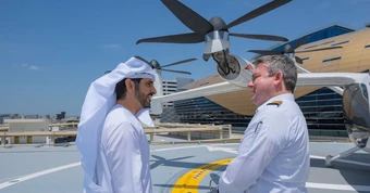 Dubai ra mắt trạm taxi bay 'đầu tiên trên thế giới', nói bắt đầu hoạt động cuối năm nay