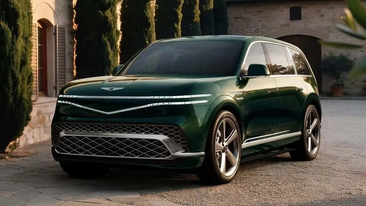 Genesis GV90 2027 - SUV điện nội thất như phòng thương gia, chạy 500km/lần sạc Genesis GV90 2027 - SUV điện nội thất như phòng thương gia, chạy 500km/lần sạc