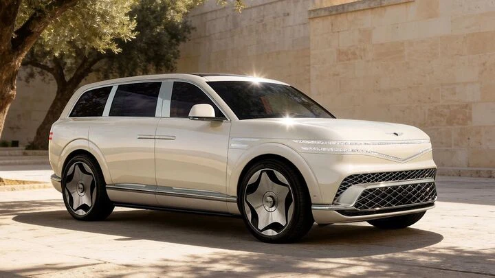 Genesis GV90 lộ diện: SUV không có cột B, cửa mở ngược độc đáo Genesis GV90 lộ diện: SUV không có cột B, cửa mở ngược độc đáo