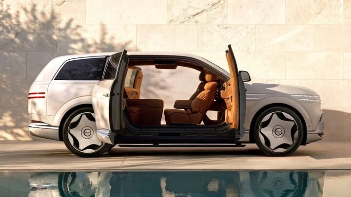 Genesis GV90 lộ diện: SUV không có cột B, cửa mở ngược độc đáo Genesis GV90 lộ diện: SUV không có cột B, cửa mở ngược độc đáo