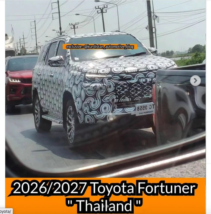 Hé lộ hình ảnh Toyota Fortuner mới dựa trên cảm hứng từ mẫu bán tải Hilux Hé lộ hình ảnh Toyota Fortuner mới dựa trên cảm hứng từ mẫu bán tải Hilux