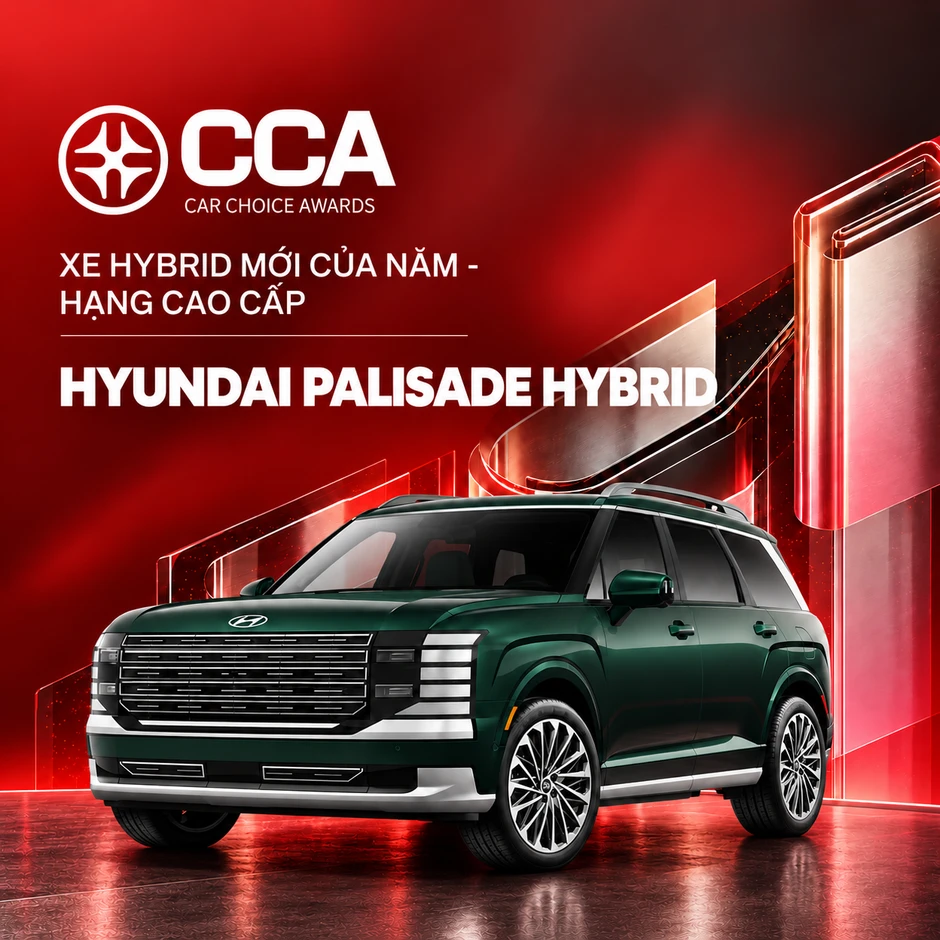 Hòa điểm chuyên môn, Hyundai Palisade Hybrid thắng giải 'Xe hybrid mới của năm - Hạng cao cấp' nhờ cộng đồng bình chọn áp đảo Hòa điểm chuyên môn, Hyundai Palisade Hybrid thắng giải 'Xe hybrid mới của năm - Hạng cao cấp' nhờ cộng đồng bình chọn áp đảo