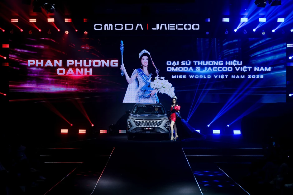 Hoa hậu Phan Phương Oanh trở thành đại sứ thương hiệu của Omoda & Jaecoo Việt Nam tại lễ ra mắt xe super hybrid C5 SHS-H Hoa hậu Phan Phương Oanh trở thành đại sứ thương hiệu của Omoda & Jaecoo Việt Nam tại lễ ra mắt xe super hybrid C5 SHS-H