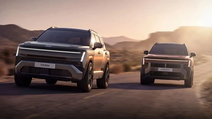 Hyundai Tucson 2027 thế hệ mới lộ diện với thiết kế vuông vắn Hyundai Tucson 2027 thế hệ mới lộ diện với thiết kế vuông vắn