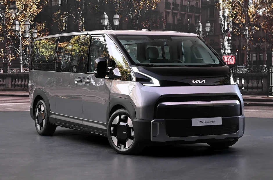 Kia PV7 ra mắt: 23 phiên bản, tùy biến tới 11 chỗ ngồi, chạy 460km/sạc, có ADAS cạnh tranh Transit