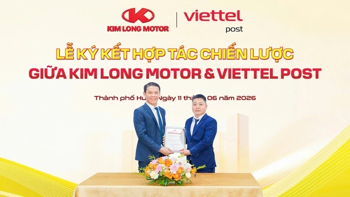 KIM LONG MOTOR "bắt tay" VIETTEL POST phát triển hệ sinh thái vận tải xanh KIM LONG MOTOR "bắt tay" VIETTEL POST phát triển hệ sinh thái vận tải xanh