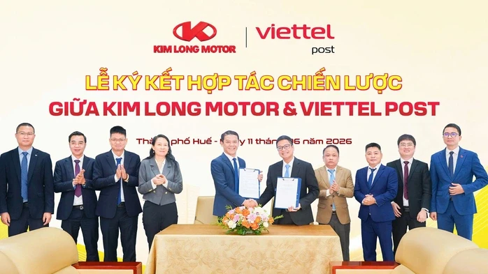 KIM LONG MOTOR "bắt tay" VIETTEL POST phát triển hệ sinh thái vận tải xanh KIM LONG MOTOR "bắt tay" VIETTEL POST phát triển hệ sinh thái vận tải xanh