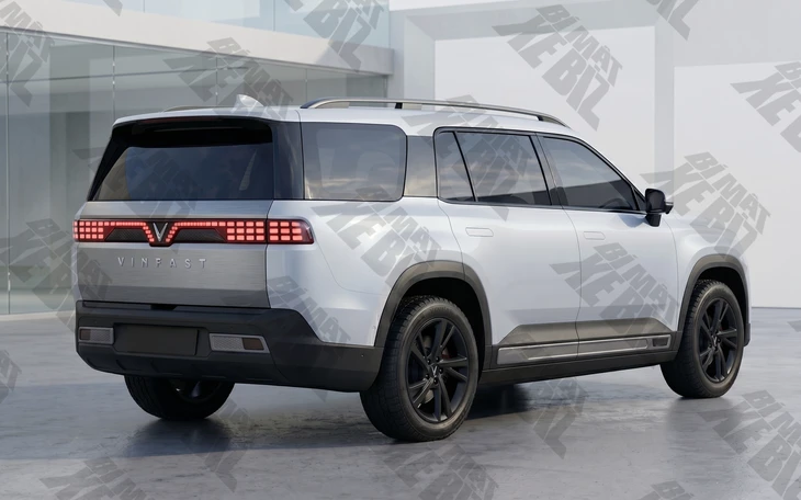 Lộ 2 xe điện VinFast hoàn toàn mới: To cỡ VF 9, dáng kiểu Land Rover Lộ 2 xe điện VinFast hoàn toàn mới: To cỡ VF 9, dáng kiểu Land Rover