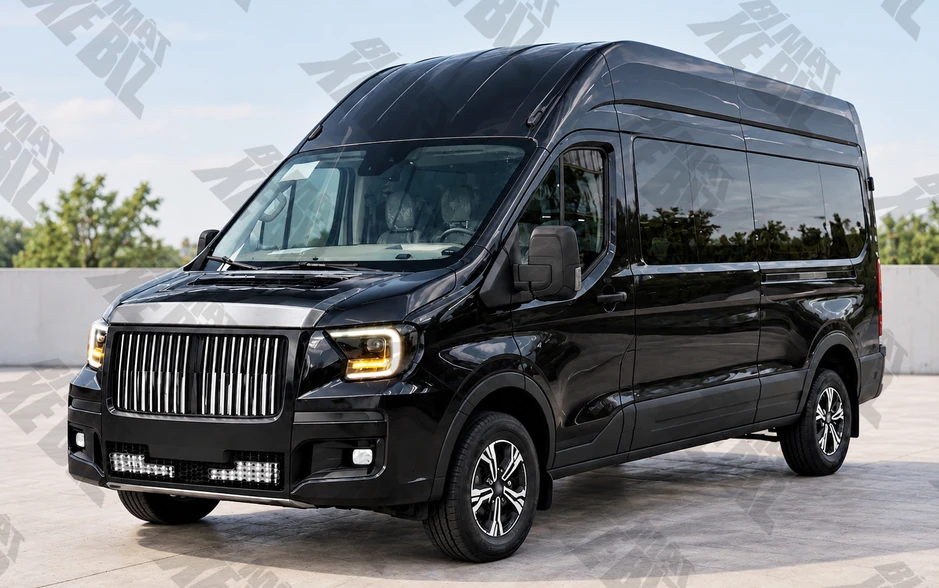 Lộ bản thiết kế 'lạ' cho Ford Transit tại Việt Nam: Mặt trước tạo hình kiểu Rolls-Royce, ghế thương gia sang xịn Lộ bản thiết kế 'lạ' cho Ford Transit tại Việt Nam: Mặt trước tạo hình kiểu Rolls-Royce, ghế thương gia sang xịn