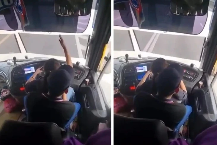 Malaysia: Video phụ nữ ngồi trong lòng tài xế xe buýt gây xôn xao mạng xã hội Malaysia: Video phụ nữ ngồi trong lòng tài xế xe buýt gây xôn xao mạng xã hội
