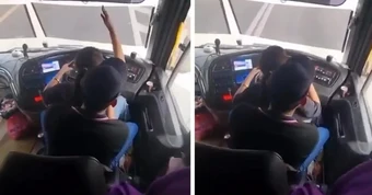 Malaysia: Video phụ nữ ngồi trong lòng tài xế xe buýt gây xôn xao mạng xã hội