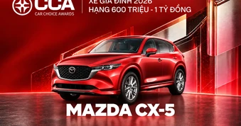 Mazda CX-5 thắng giải ‘Xe gia đình’ tầm giá 600 triệu - 1 tỷ đồng tại CCA 2026, vượt sát nút Toyota Innova Cross