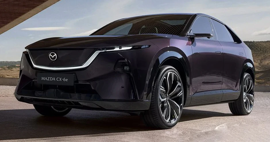 Mazda CX-6e sắp ra mắt gần Việt Nam: SUV điện trên phân khúc CX-5, đầy pin có thể chạy Hà Nội - Quảng Trị