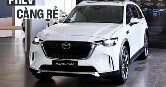 Mazda CX-90 giảm giá hơn 80 triệu tại đại lý: Bản PHEV còn 2,218 tỷ đồng, tăng sức cạnh tranh Palisade, Teramont