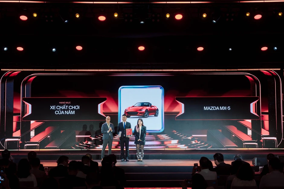 Mazda MX-5 thắng áp đảo hạng mục 'Xe chất chơi của năm' tại Car Choice Awards 2026