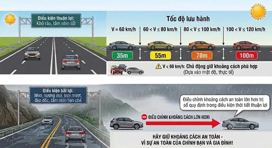 Mẹo đánh dấu trên kính lái để căn khoảng cách 55m có hiệu quả? Mẹo đánh dấu trên kính lái để căn khoảng cách 55m có hiệu quả?