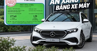 Mercedes-Benz E-Class PHEV giá dự kiến gần 3,4 tỷ đồng tại Việt Nam lộ mức tiêu thụ xăng 'như ngửi': Dưới 2L/100km, tiết kiệm hơn cả Honda Lead