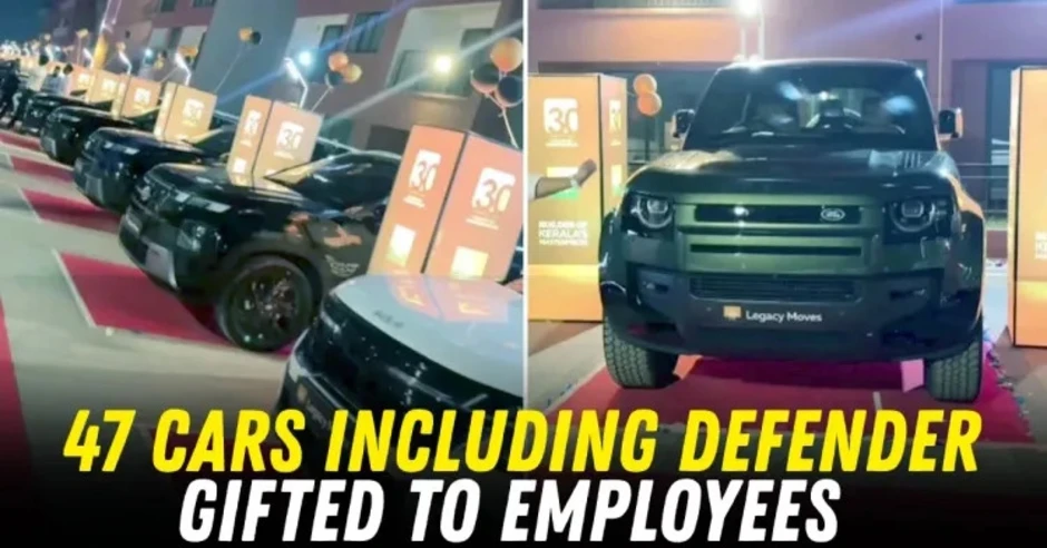 Một công ty chơi lớn tặng 47 ô tô cho nhân viên, có cả Mercedes, Audi, Defender