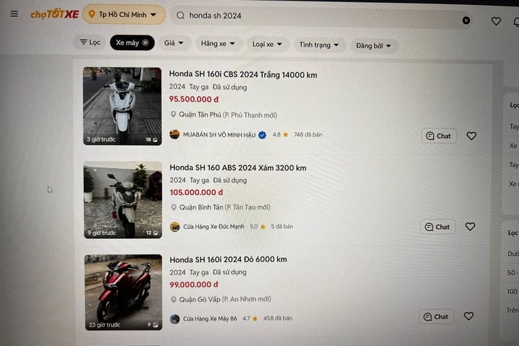 Mua Honda SH 95 triệu, đi 2 năm bán 87 triệu: Người dùng nói gì?