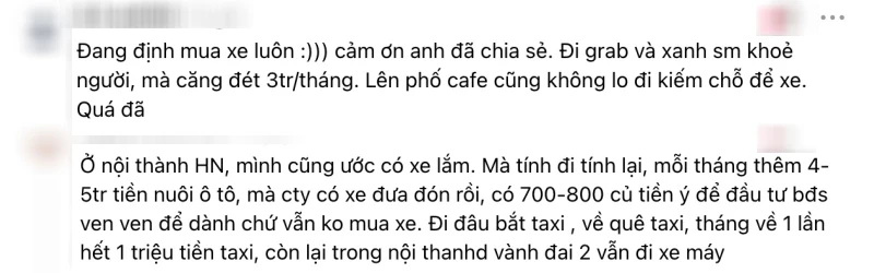 Mua ô tô vài tháng, một chủ xe ở Hà Nội ngồi tính lại mới giật mình: Mỗi tháng gần 6 triệu chỉ để “nuôi xe” Mua ô tô vài tháng, một chủ xe ở Hà Nội ngồi tính lại mới giật mình: Mỗi tháng gần 6 triệu chỉ để “nuôi xe”
