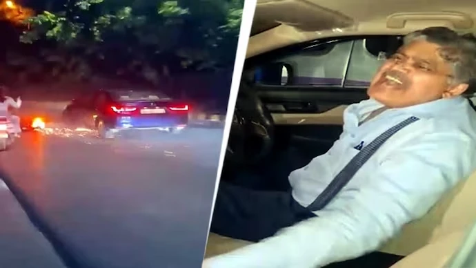 Ô tô đâm xe máy rồi kéo lê tóe lửa trên phố, tài xế 73 tuổi bị bắt Ô tô đâm xe máy rồi kéo lê tóe lửa trên phố, tài xế 73 tuổi bị bắt