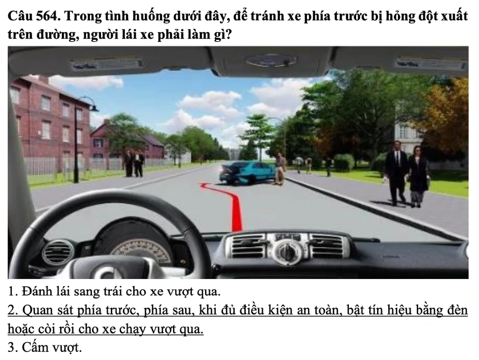Rẽ trái trên làn đường dành cho phương tiện đi thẳng có phạm luật không? Rẽ trái trên làn đường dành cho phương tiện đi thẳng có phạm luật không?